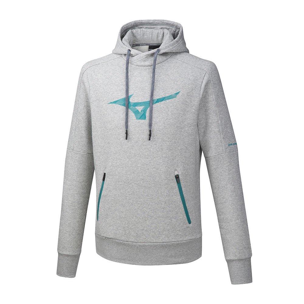 Mizuno Men's Hoodies Grey Heritage Hoody Apparel - K2GC950205